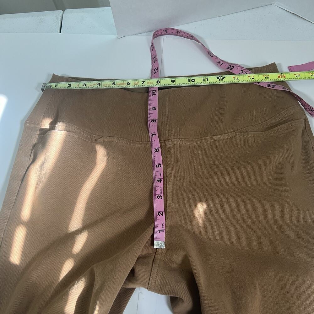 J. Jill Wearever Collection Pants Medium Slimming Tan Beige Straight Leg Pockets - Picture 8 of 11